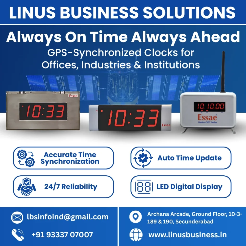 GPS CLOCKS | Linus Business Solutions