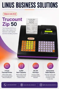 Trucount ZIP 50 electronic cash register and billing machine