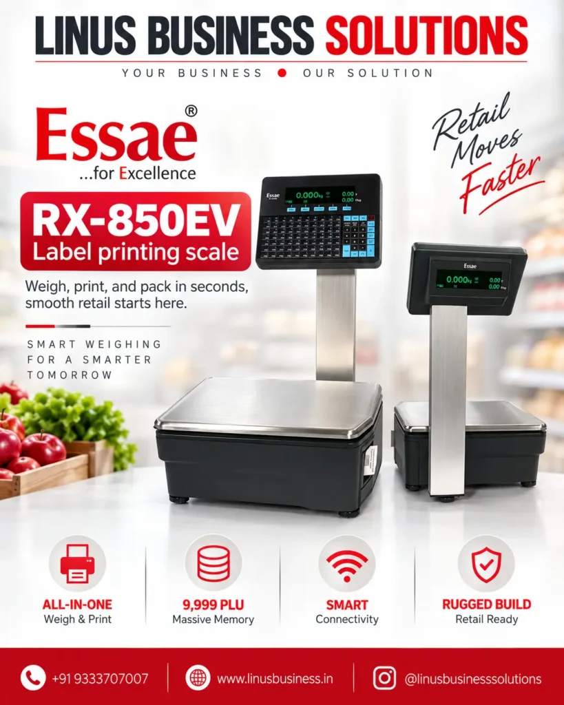 Essae RX-850EV Label Printing Scale